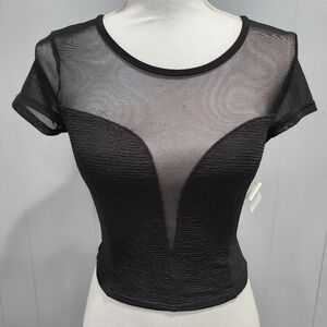 Alt.B knit Mesh Blouse Small